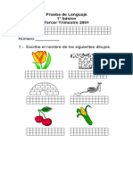 1º Prueba de Lenguaje 3º Semestre