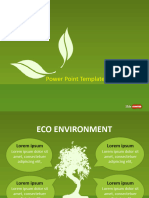 9013 Eco Environment Powerpoint Template
