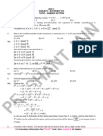 IJSO Stage-I DPP - 01 Mathematics