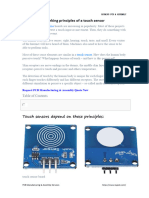 Working Principles of A Touch Sensor