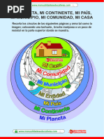 Mi Planeta, Mi Continente, Mi País, Mi Municipio, Mi Comunidad, Mi Casa 2024 Manualidades Educativas