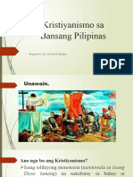 Kristiyanismo Sa Bansang Pilipinas