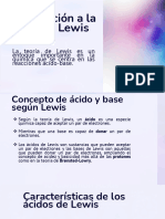 Teoría Acidos y Bases de Lewis