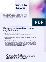 Teoría Acidos y bases de Lewis