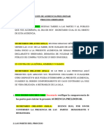 Gui N de Audiencia Preliminar V A Proceso Ordinario