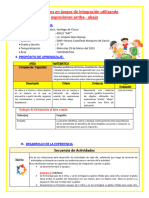 Participamos en Juegos de Integración Utilizando Expresiones Arriba