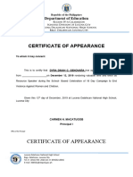 Certi Of-Appearance