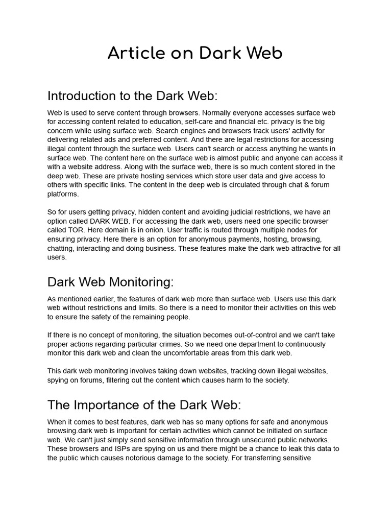 Disturbing Videos On Dark Web Series