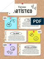 Cartel Póster Datos Sobre El Proceso Artístico Doodle Amarillo y Marrón - 20240401 - 212323 - 0000