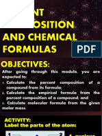 Chemical Formula and Percent Composition