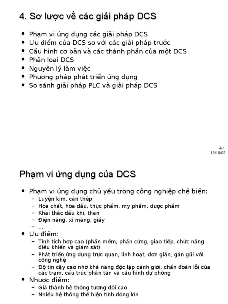 C4 - Distributed Control Systems | PDF