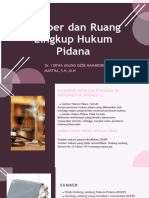 Sumber Dan Ruang Lingkup Hukum Pidana (1)