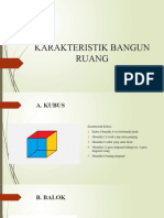 Karakteristik Bangun Ruang