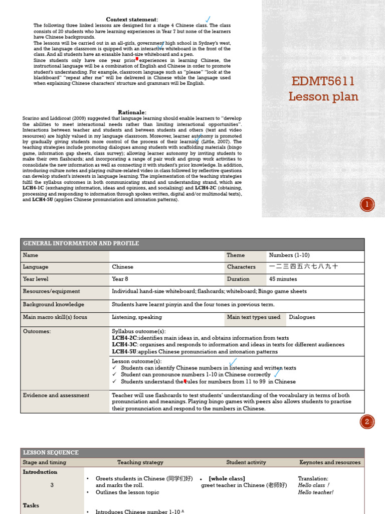 Task 2 Lesson Plan Sample 2 Download Free Pdf Lesson Plan Learning