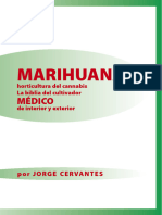 MARIHUANA Horticultura Del Cannabis La Biblia Del Cultivador MEDICO de Interior y Exterior