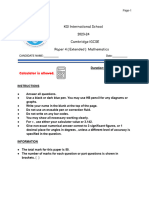 IGCSE Maths Extended Paper II - Google Docs