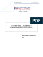 CATEDRA INTEGRADORA VIII Evaluación y Sistematización de La Práctica Educativa