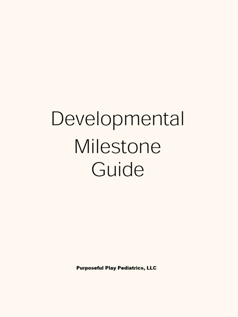 My Free Developmental Guide | PDF | Infants | Behavioural Sciences