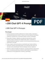 +200 Chat GPT-4 Prompts