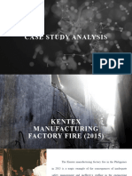 Kentex Manufacturing Factory - Case Study Analysis