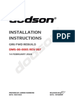 DMS 00 0005 Rev 007 Installation Instructions GR6
