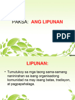 Q1 - Ang Lipunan