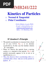 Kinetics of Particles EOM - 2 - Normal Tangential