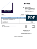 INVOICE RENTAL PT - Sunrose