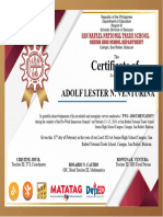 8.5 X 11 Certificate Work Immersion TWG New Edit
