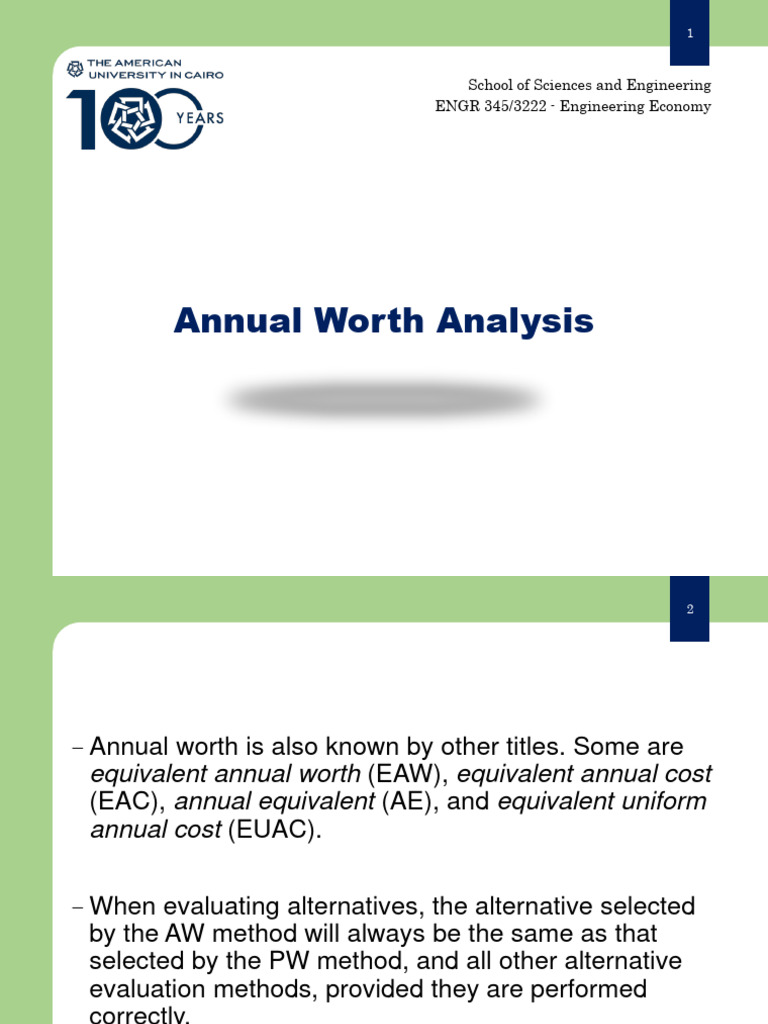 6. AW Analysis | PDF | Life Cycle Assessment | Economics