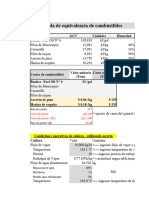 Equivalencia de Costos Combusitbles Valuado