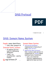 DNS Protocol: 2: Application Layer 1