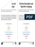 Descriptive and Figurative Language Sheet