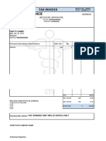 Medical Invoice With GST