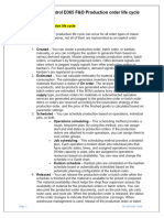 Production Control D365F&O Production Order Lifecycle