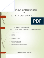 Instrumental y Técnicas de Servicio