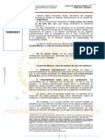 Amparo Indirecto 1029/2021: Juzgado Decimoquinto de Distrito en Materia Administrativa en La Ciudad de México