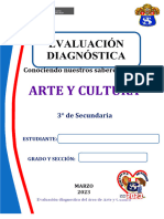3° Ficha Evaluacion Diagnostica Arte y Cultura