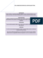 Análisis Dofa de La Base de Datos de La Eps Salud Total