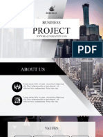 Grey Modern Professional Business Project Presentation