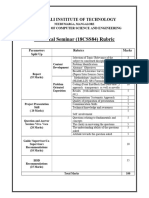 Rubrics Technical Seminar (18css84)