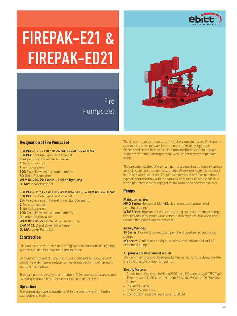 FIREPAK | Download Free PDF | Pump | Switch