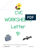 CVC Worksheet B