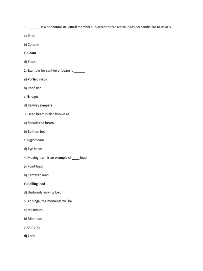 Som Unit 2 | PDF | Bending | Beam (Structure)