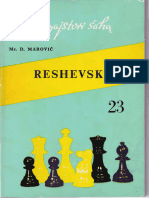 Marovic - Samuel Reshevsky. Veliki Majstori Saha-23 (1980)