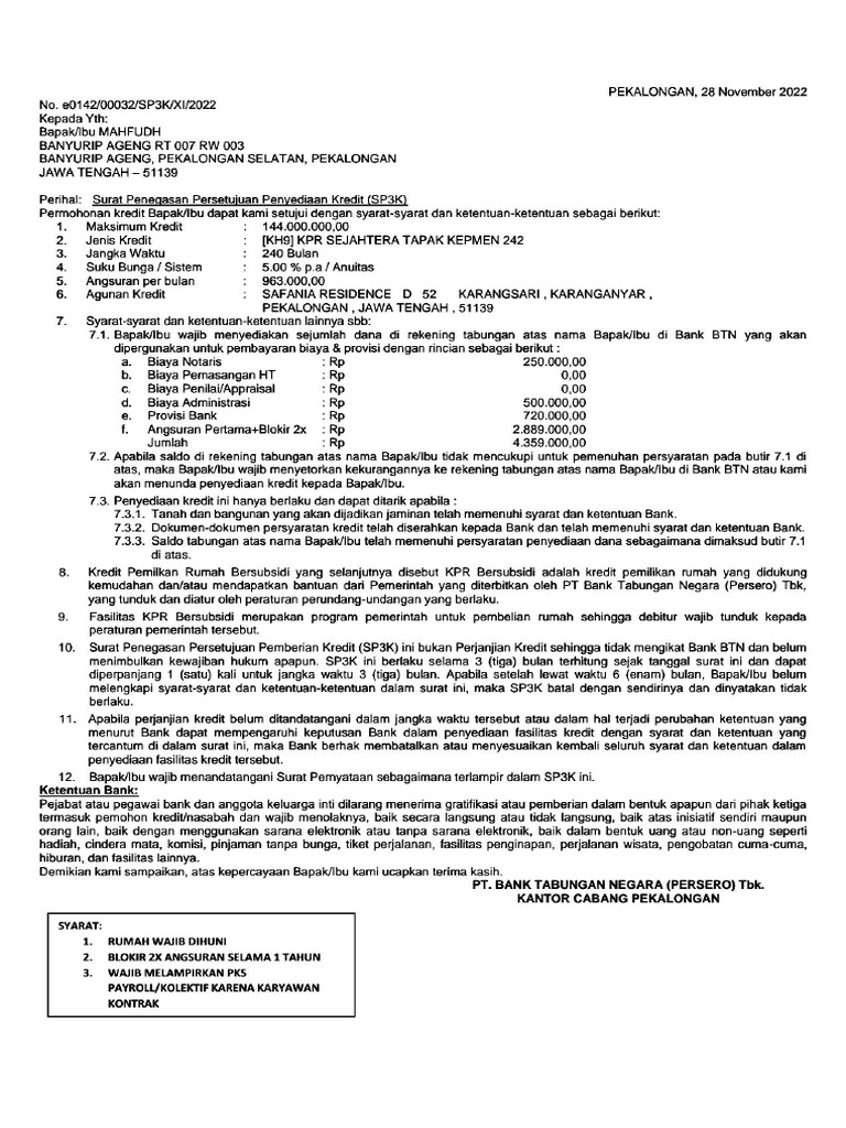 Sp3k Blok D | PDF