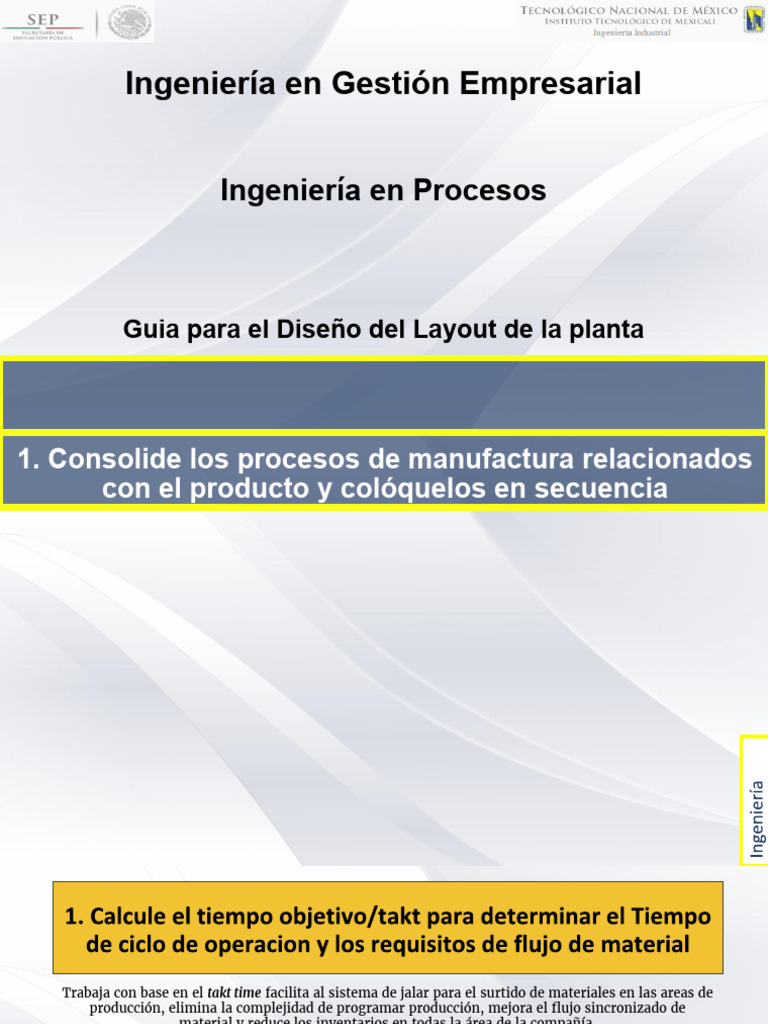 Guia para El Diseño Layout de La Planta | PDF | Cadena de suministro