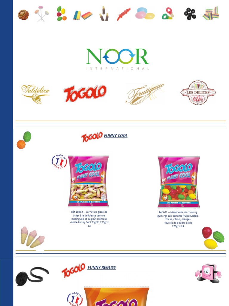 Nouveautés Confiseries Togolo 2023 | PDF | Boisson | Chocolat