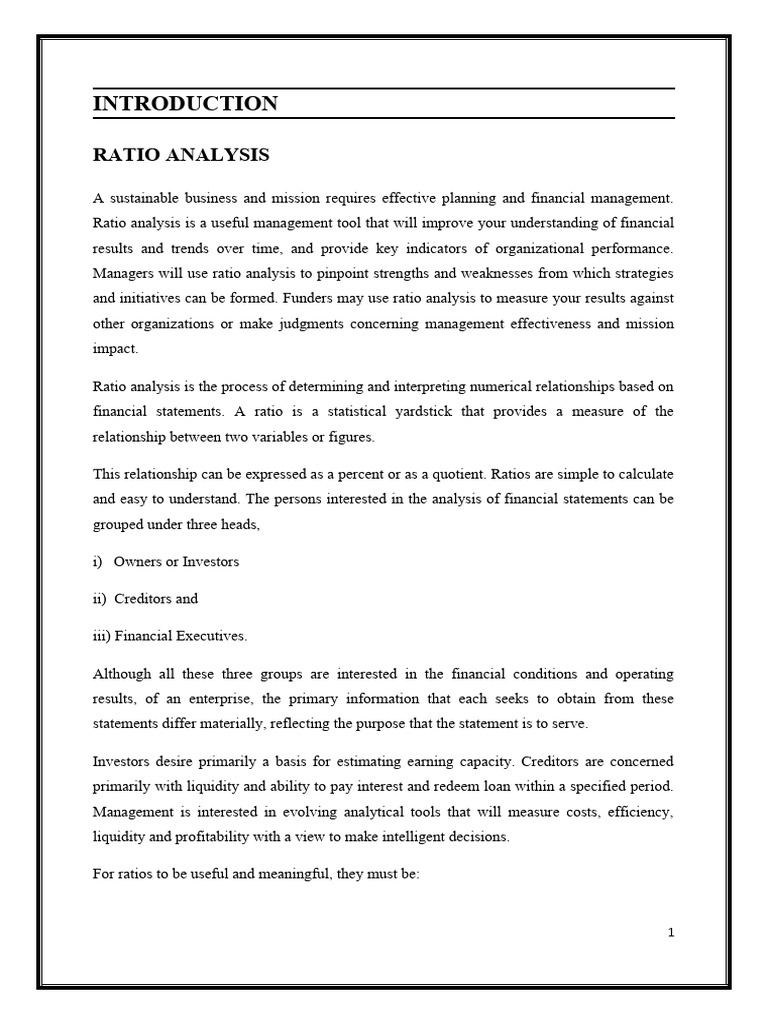 Understanding Ratio Analysis Basics | PDF | Samsung Electronics ...