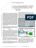 Vibration Analysis of Gas Turbine SIEMENS 162MW - V94.2 Related To Iran Power Plant Industry in Fars Province